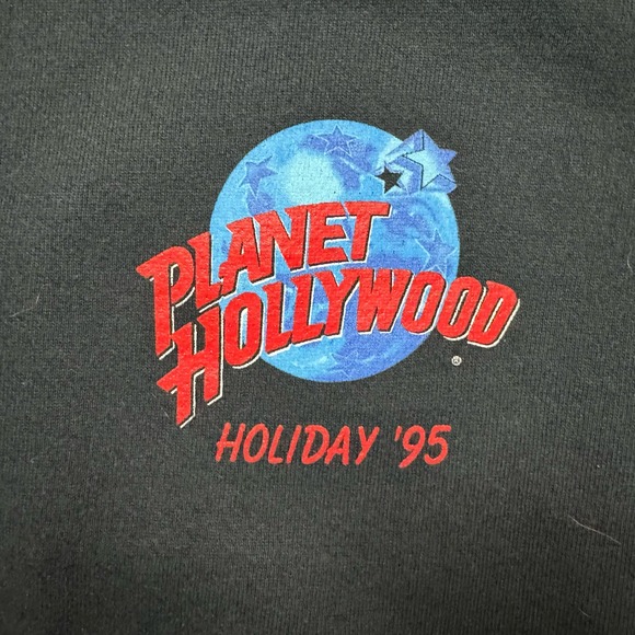 Planet Hollywood 1995 Vintage Holidays Christmas Crewneck - Picture 6 of 7